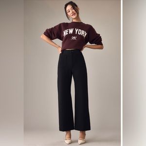 Anthropologie Black Colette Ponte Pants